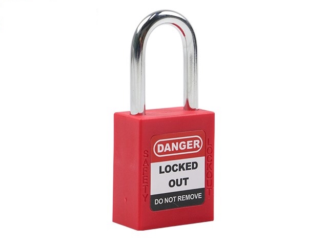 Candado de seguridad con grillete de acero de 38 mm